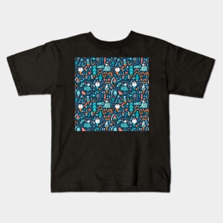 Ice cream and cats Kids T-Shirt